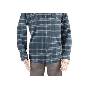 NEW FEDELI men's jasper camicia flannel shirt jacket in evergreen